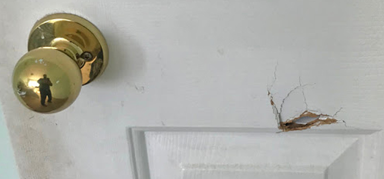 interior door hole repair Bakersfield
